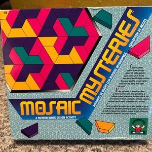 VINTAGE 1990s DISCOVERY TOYS MOSAIC MYSTERIES COMPLETE